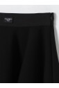 jupe-trapeze-en-laine-melangee-noire