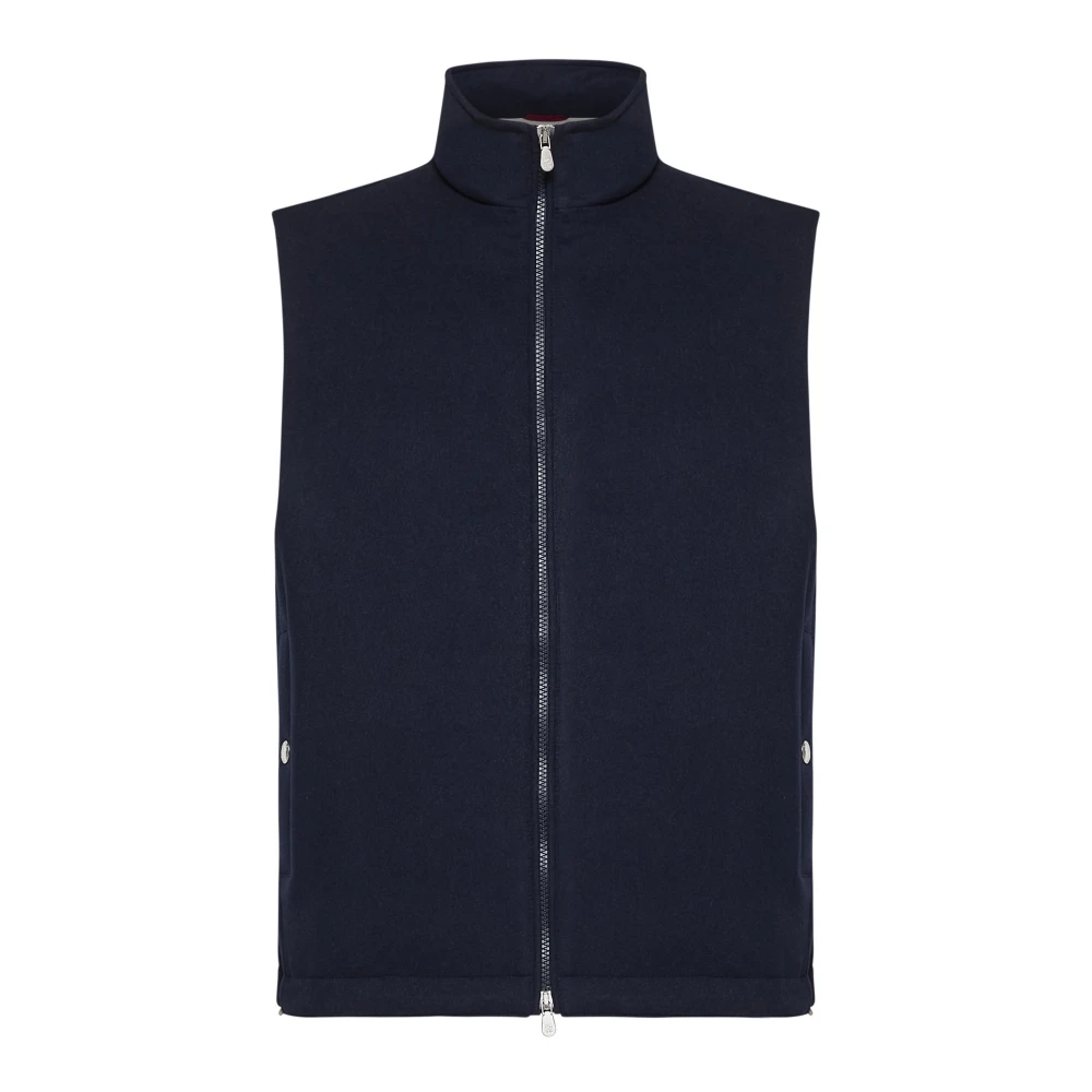 BRUNELLO CUCINELLI Blauwe Jassen voor Mannen Blue Heren