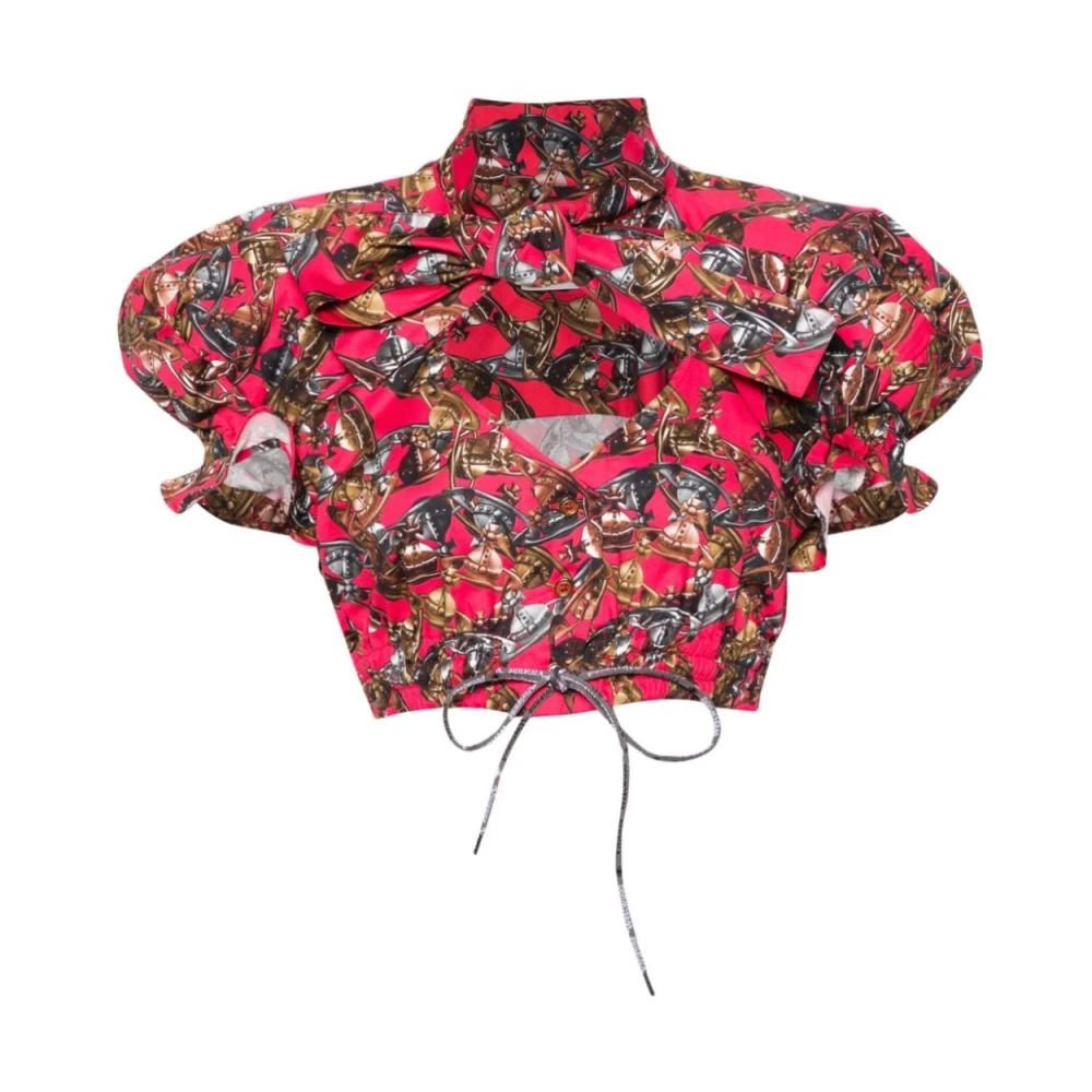 Vivienne Westwood Korte Mouw Halfknoop Shirt Multicolor Dames