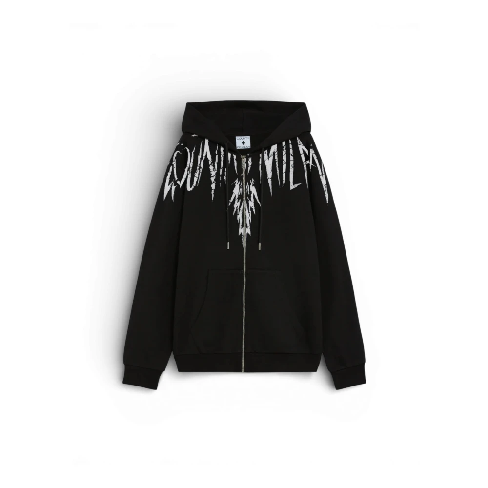 Marcelo Burlon Uomo Nero Felpe, L, New,