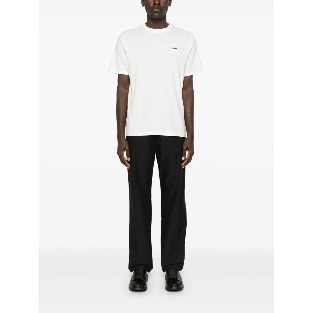 Autry T-shirt met korte mouwen en ronde hals White Heren