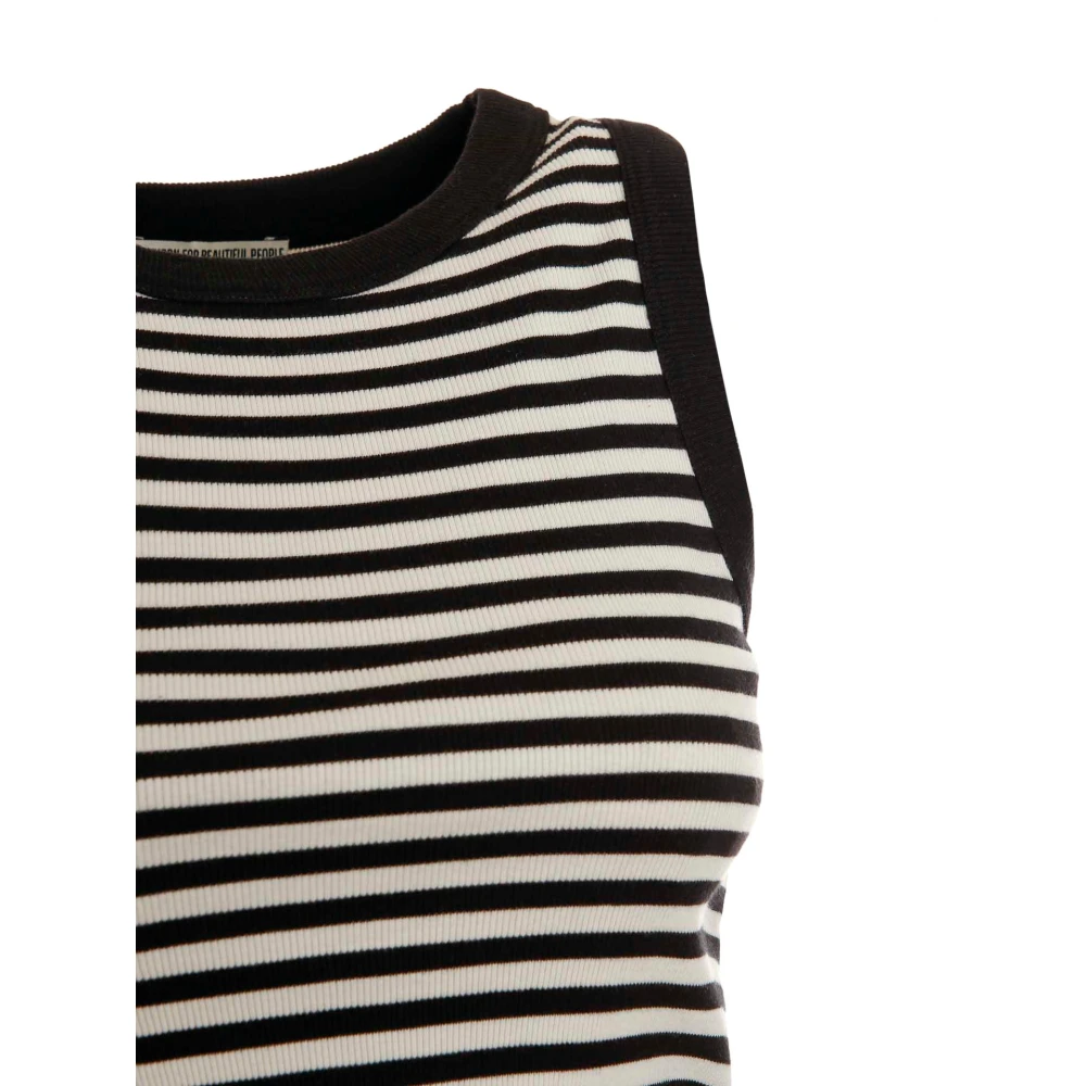 drykorn Gestreepte rib tanktop Multicolor Dames