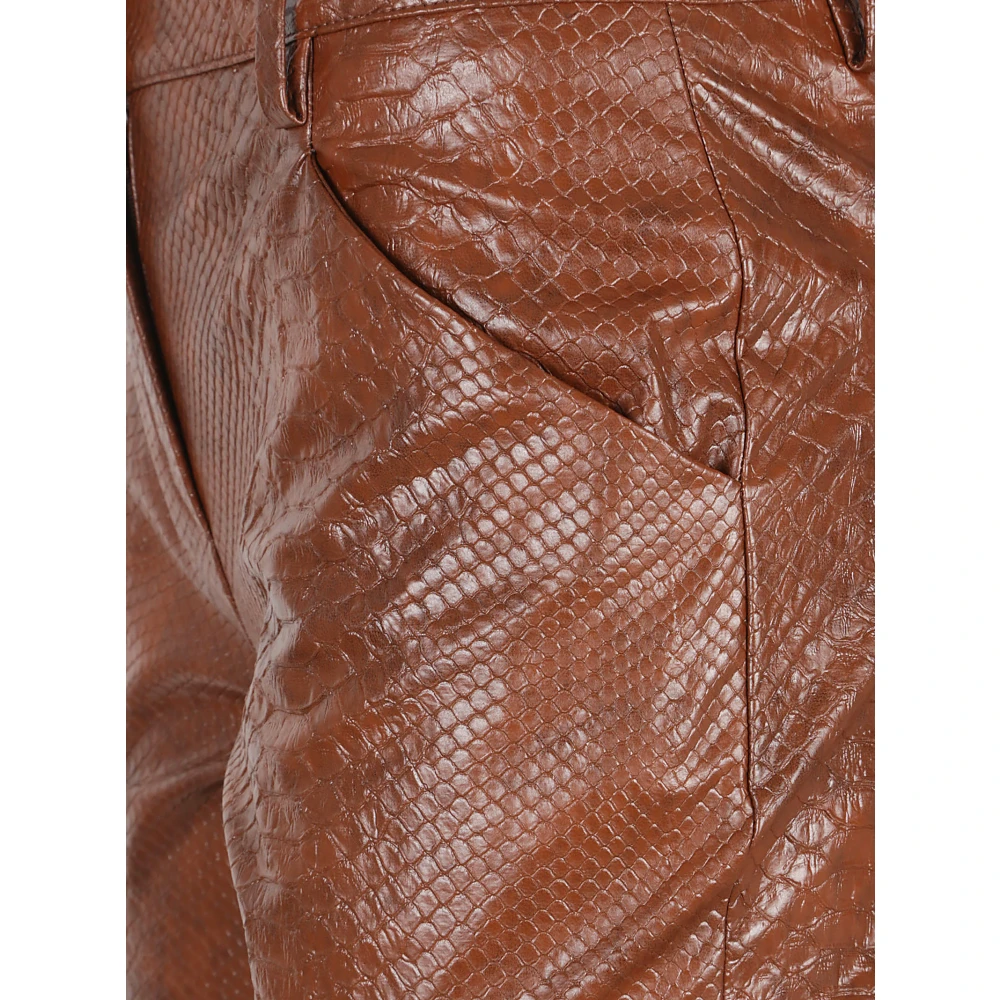 True Royal Brandy Broek met Polyurethaan Samenstelling Brown Dames