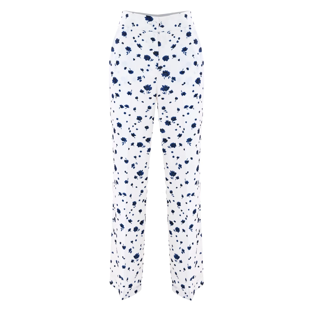 Kocca Stijlvolle Wijde Broek White Dames