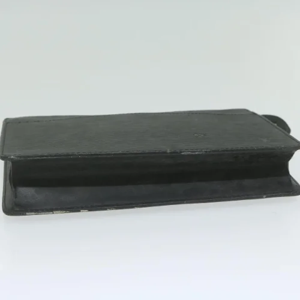 Louis Vuitton Vintage Pre-owned Leather clutches Black Dames