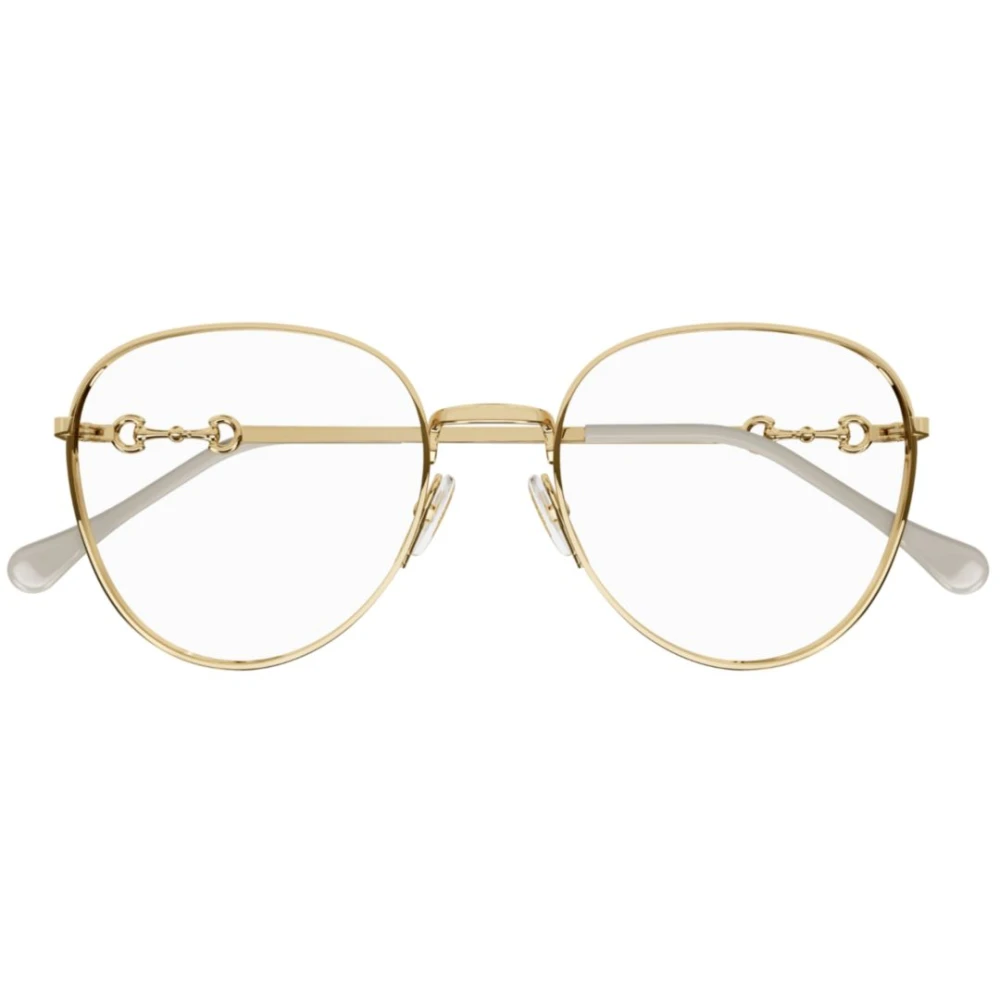 Gucci Unisex Yellow Glasses, 51 Mm, Oval Optical Frame