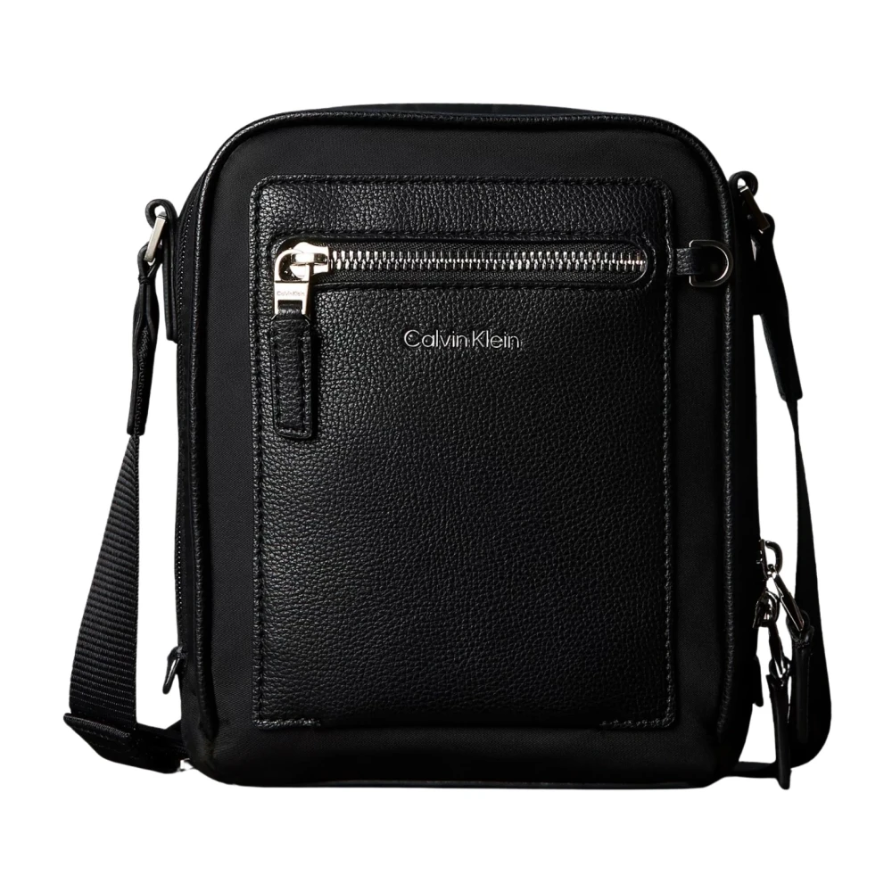 Calvin Klein Men's Raised Reporter Cross Body Bag Black - Image 3