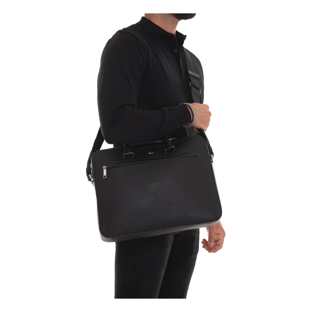 Boss Werktas Satchel Bag Black Heren