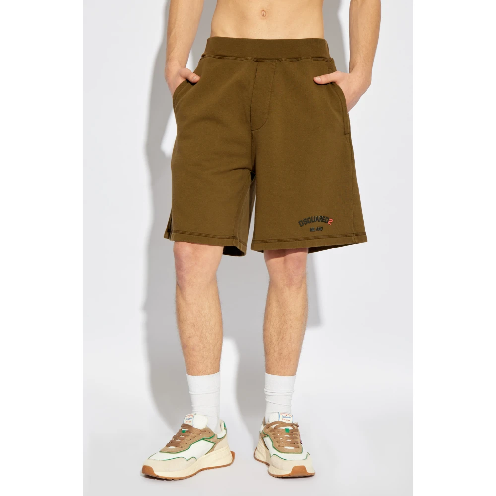 Dsquared2 Logo shorts Green Heren