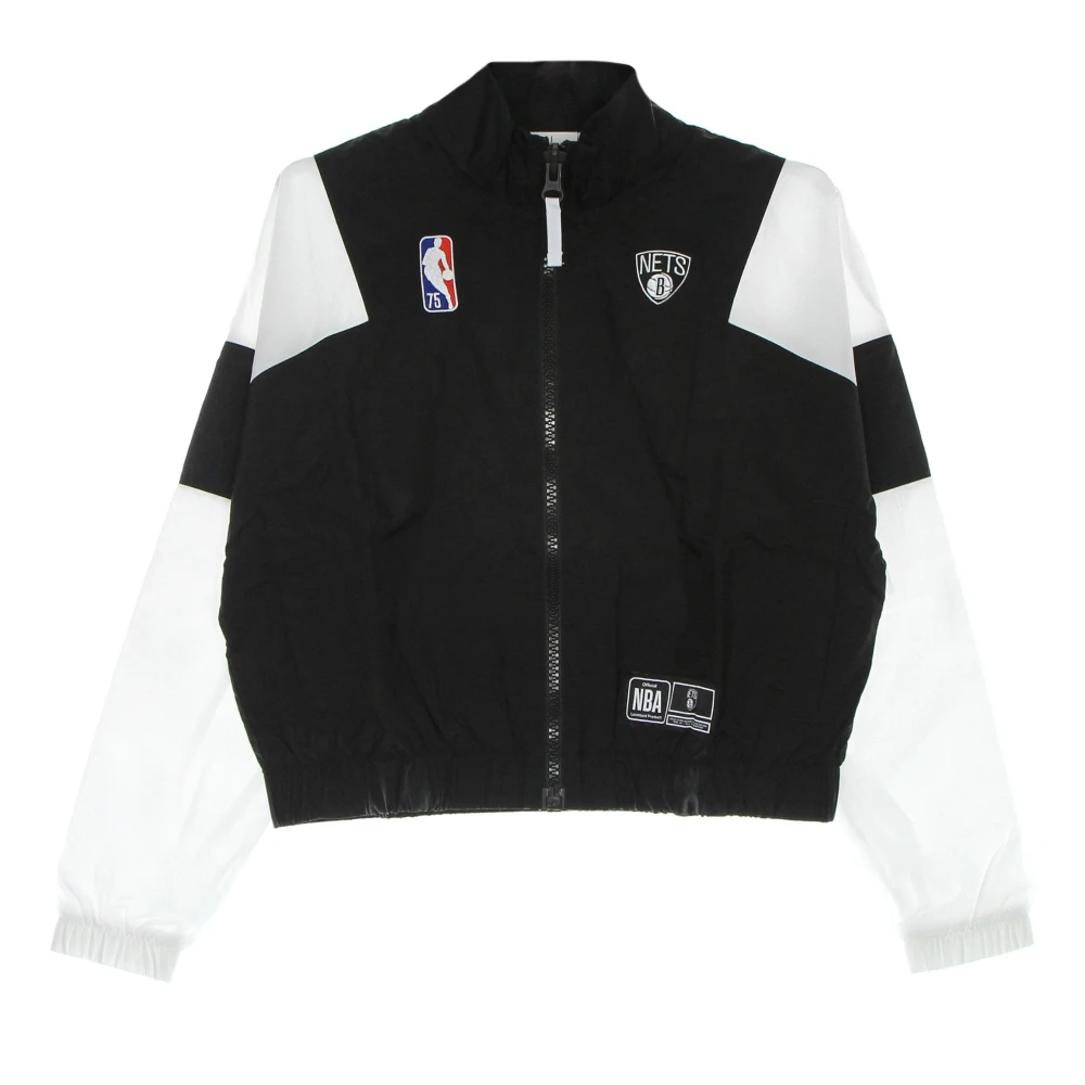 Nike Brooklyn Nets Trainingspak Jas Zwart Wit Black Dames