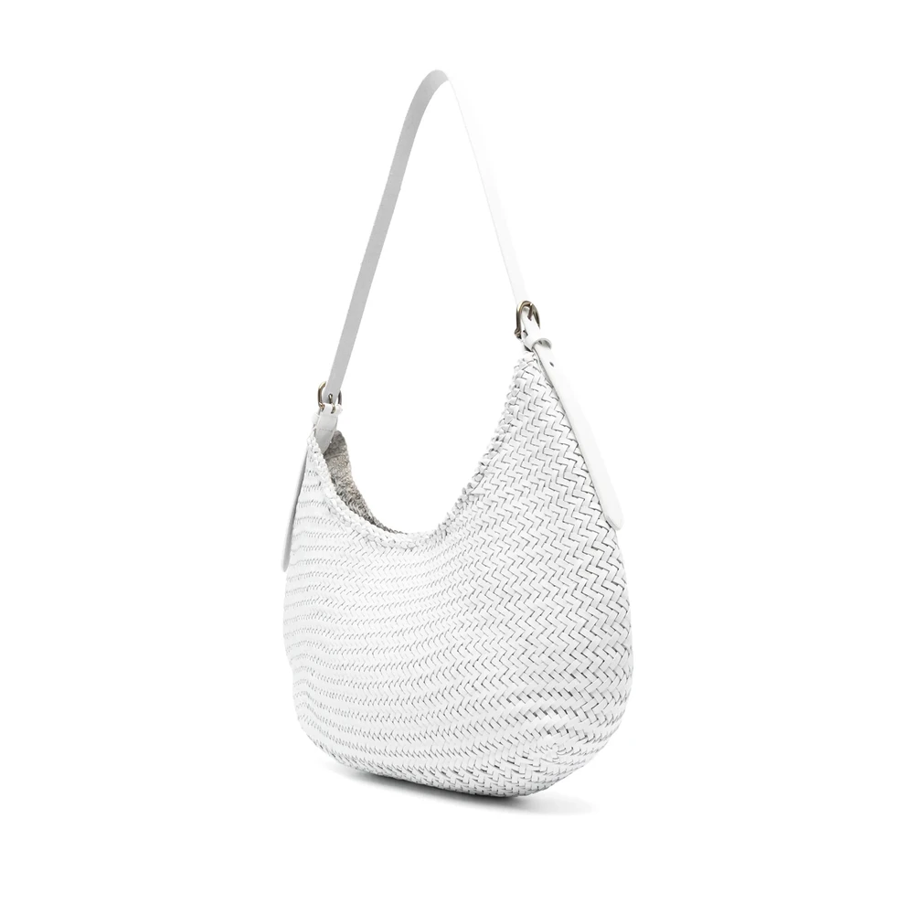 Dragon Diffusion Witte Schoudertas met Magnetische Sluiting White Dames