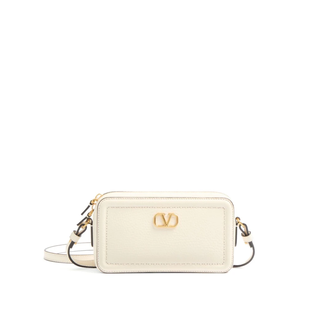 Valentino Garavani Vit Mini Kameraväska Väska White, Dam