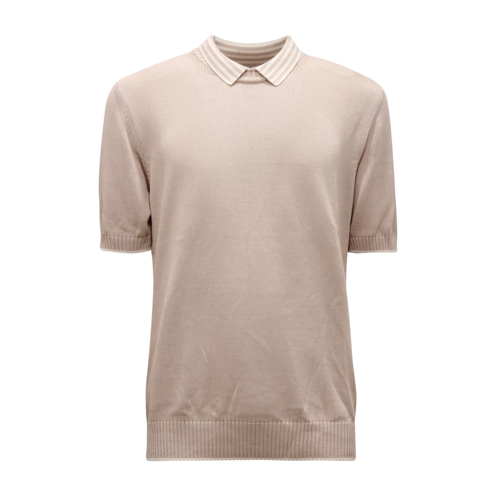 Eleventy Hombre Beige Camisetas, Talla: L