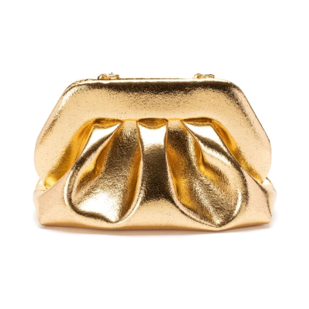 THEMOIRè Palma Clutch Tas Magnetische Sluiting Yellow Dames