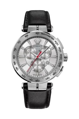Chronograph AION svart silver klocka