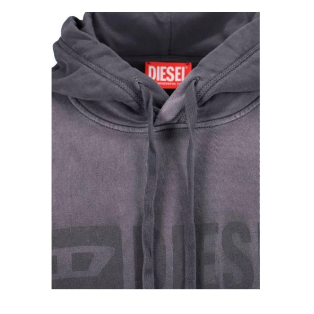 Diesel Stijlvolle Sweatshirts en Hoodies Gray Heren