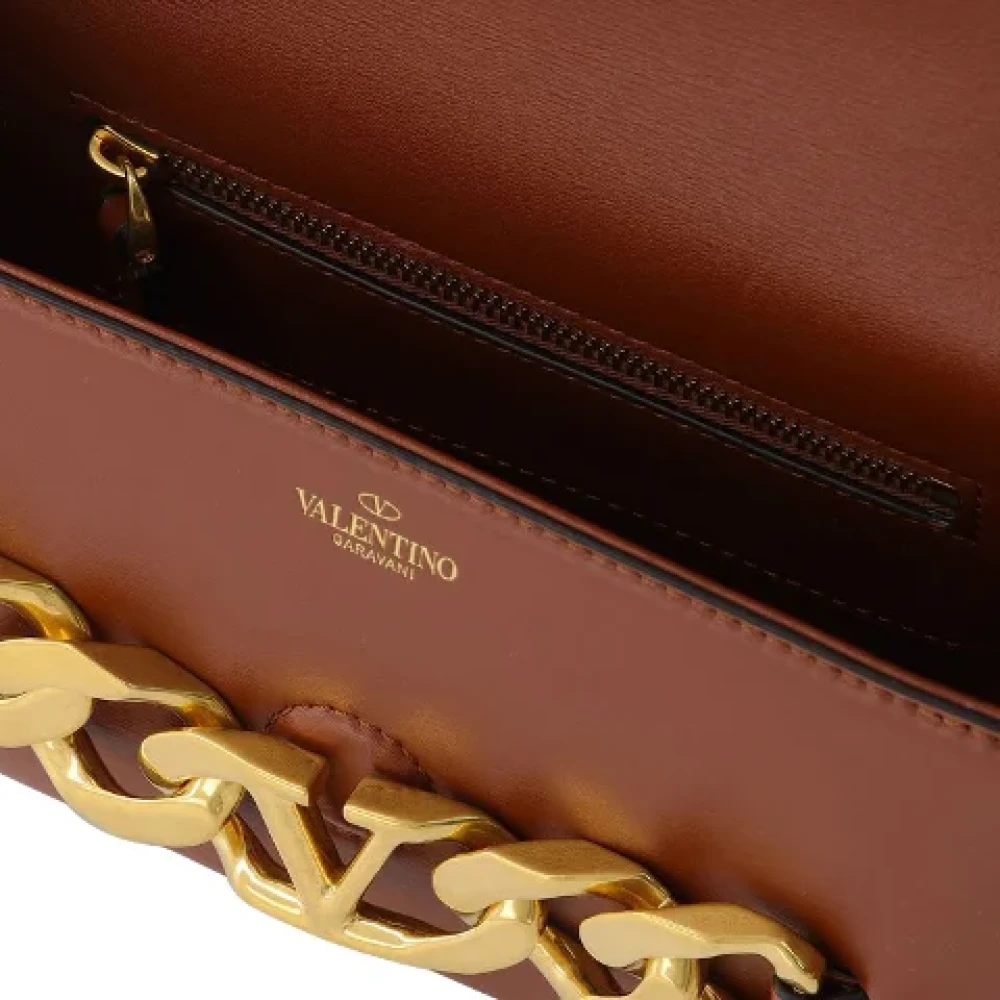 Valentino Leather handbags Brown Dames