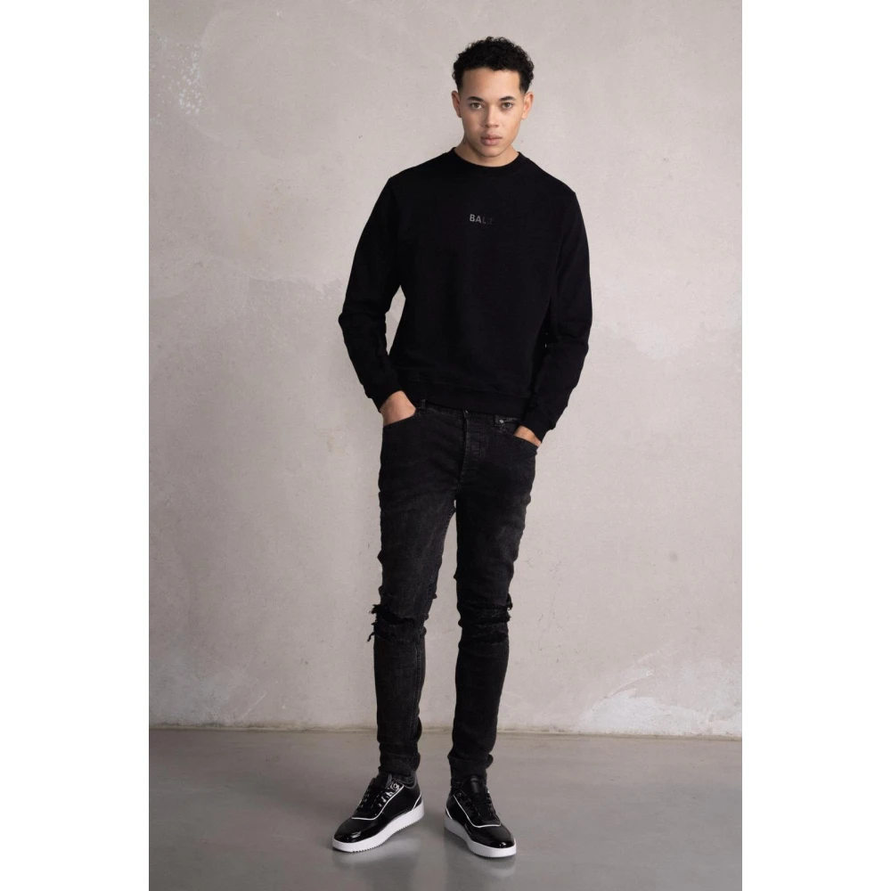 Balr. Stijlvolle Fleece Trui Black Heren