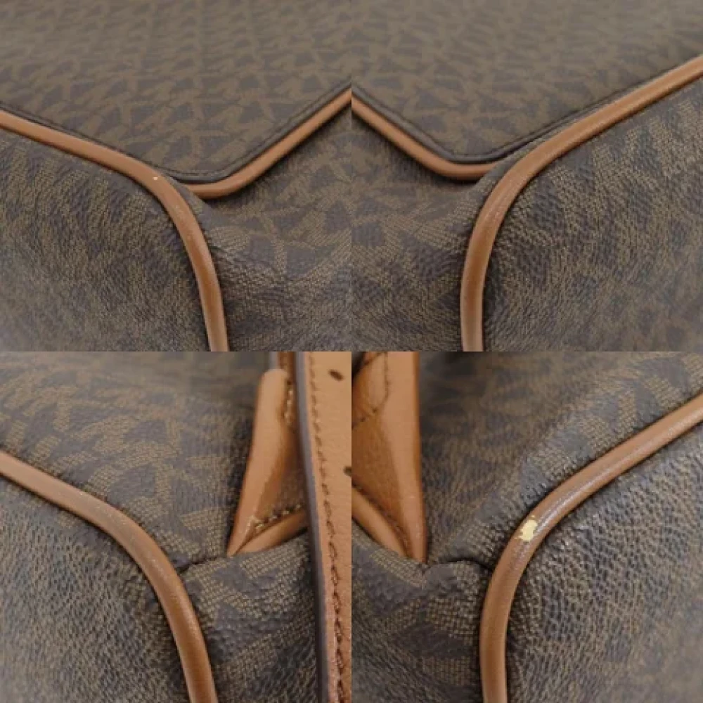 Michael Kors Pre-owned Plastic backpacks Brown Dames