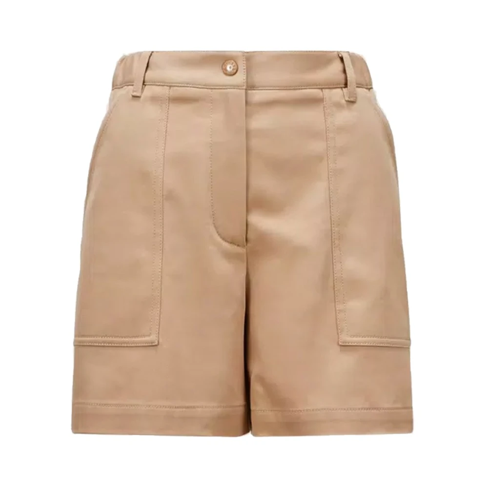 Moncler Short Shorts Beige Dames