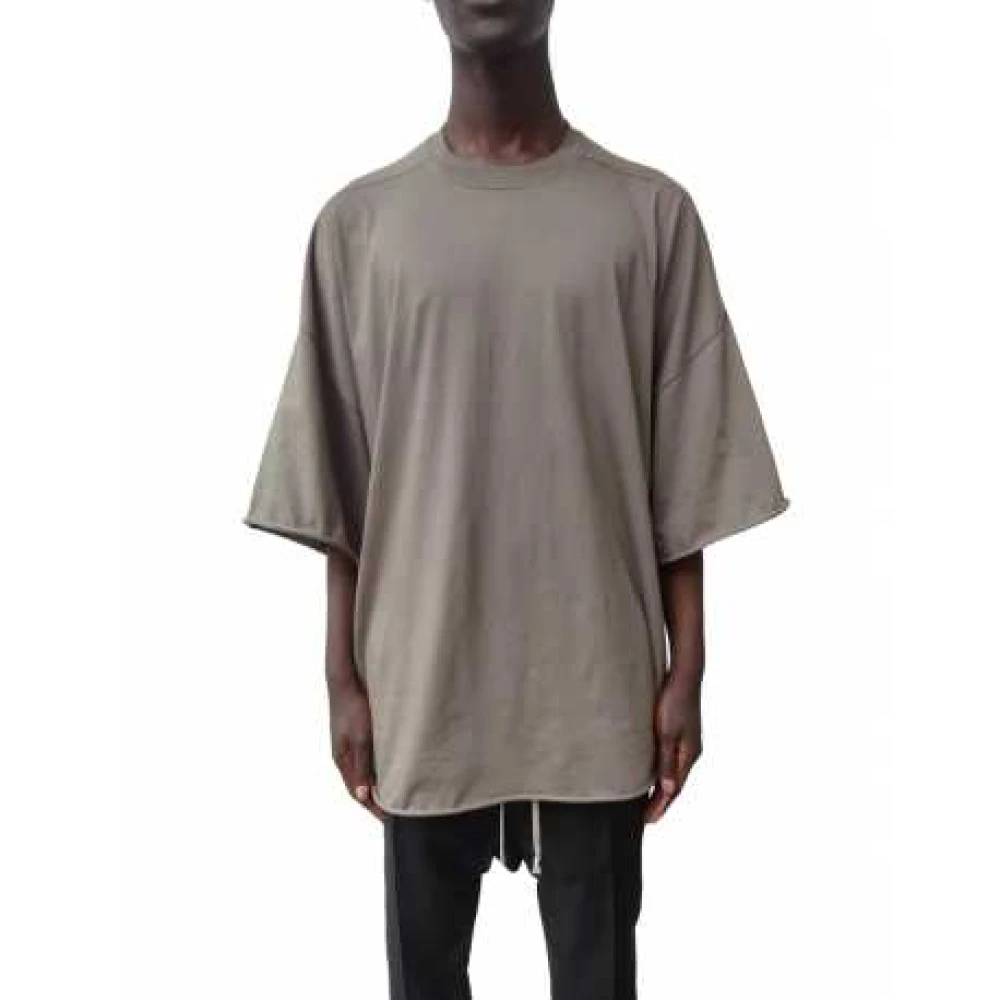 Rick Owens Oversized T-shirt Beige Heren