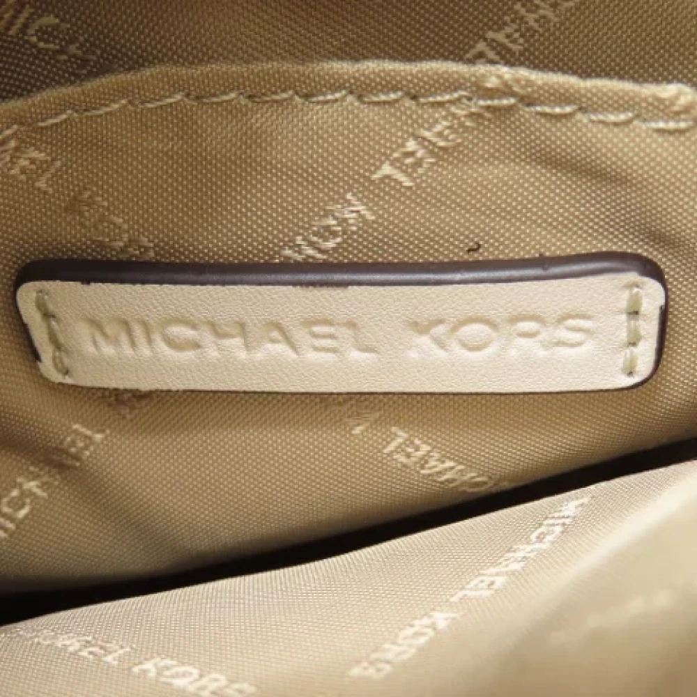 Michael Kors Pre-owned Leather shoulder-bags White Dames