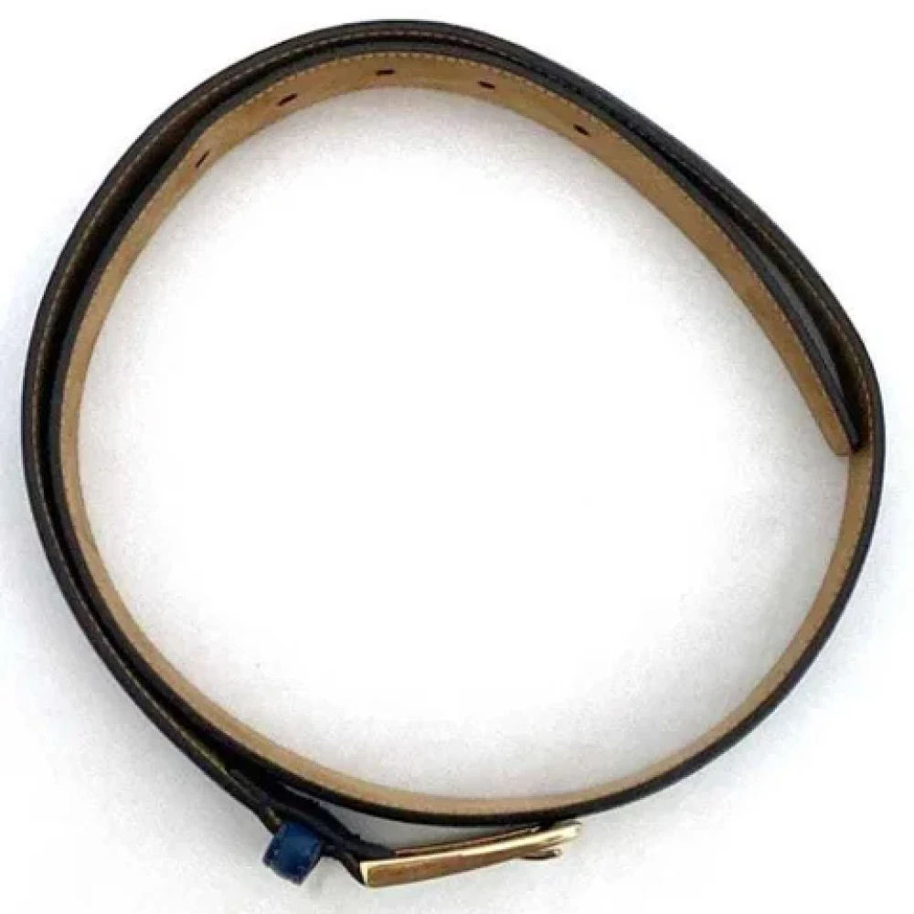 Gucci Vintage Pre-owned Leather belts Blue Dames