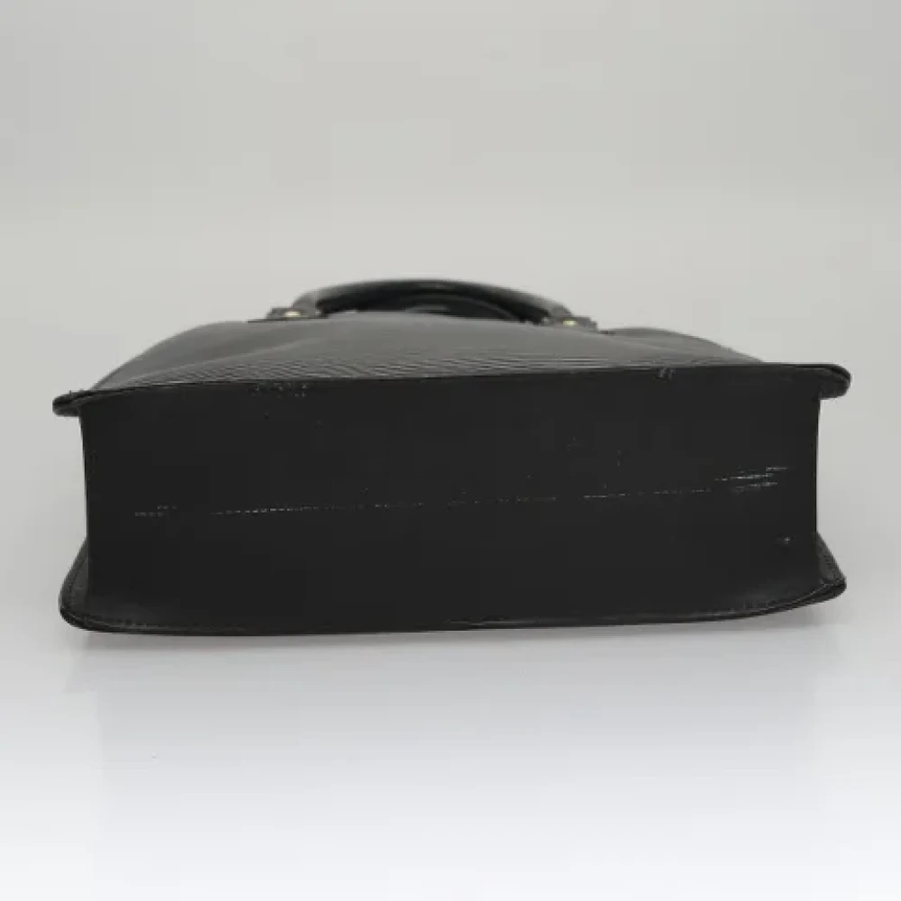 Louis Vuitton Vintage Pre-owned Leather handbags Black Dames
