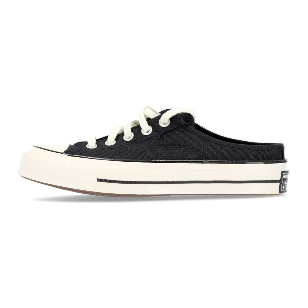 Converse Donna Nero Scarpe Mule In Tela Nera