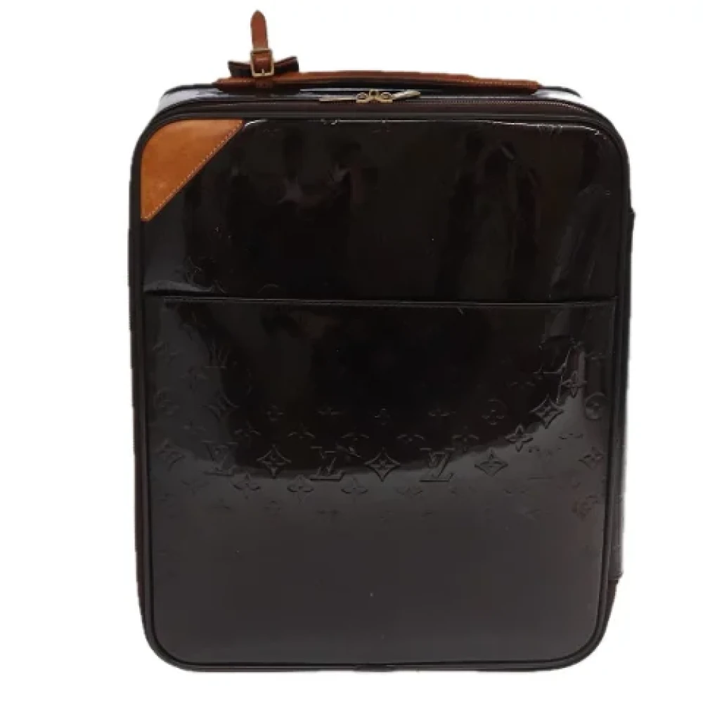Louis Vuitton Vintage Pre-owned Leather travel-bags Purple Dames