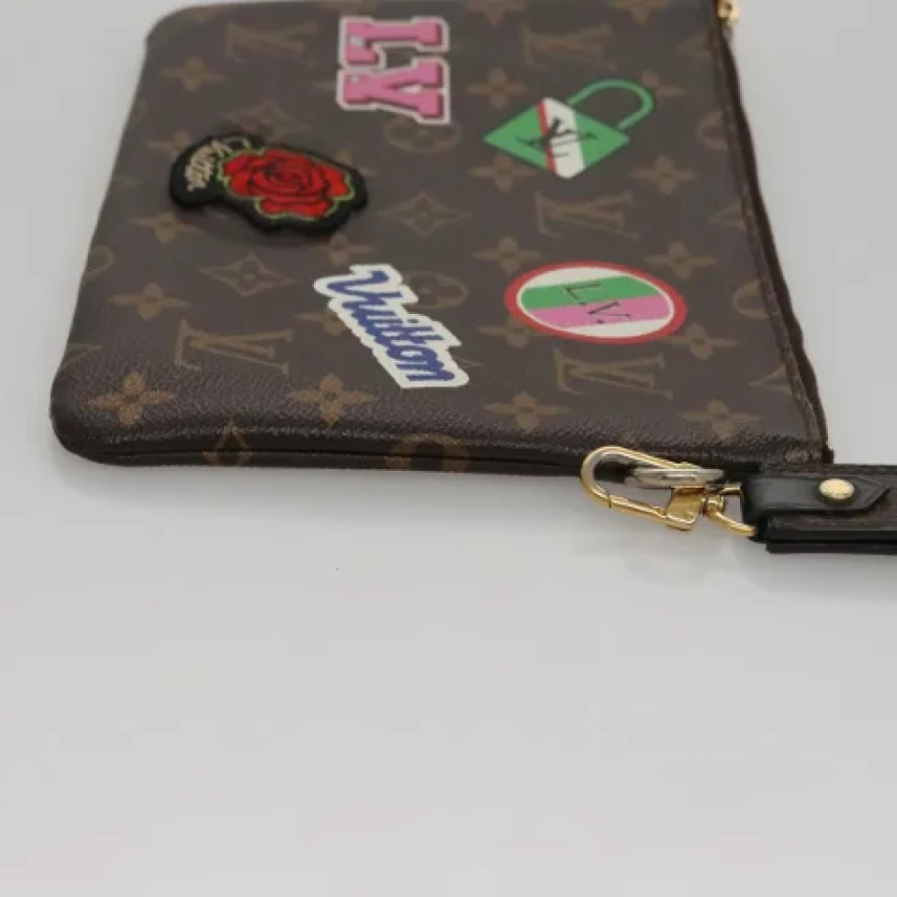 Louis Vuitton Vintage Pre-owned Canvas pouches Brown Dames