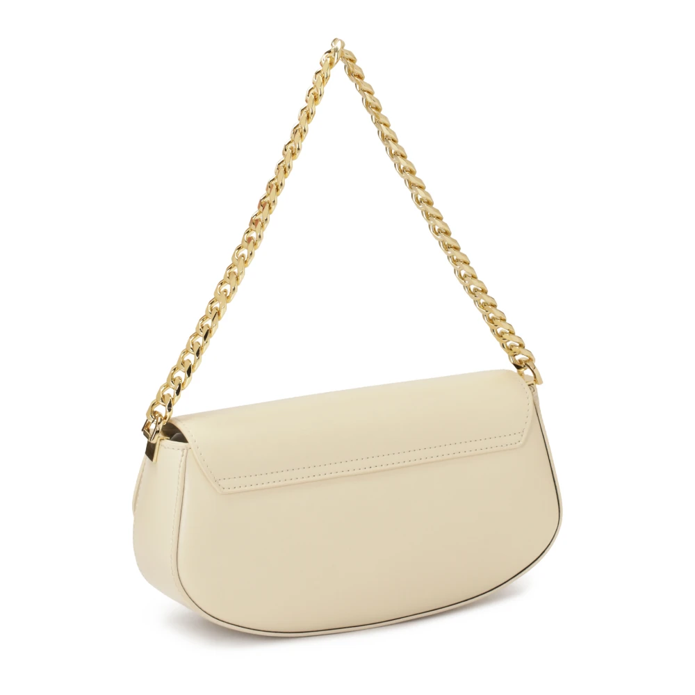 Kazar Roomkleurige tas met stijve constructie Beige Dames