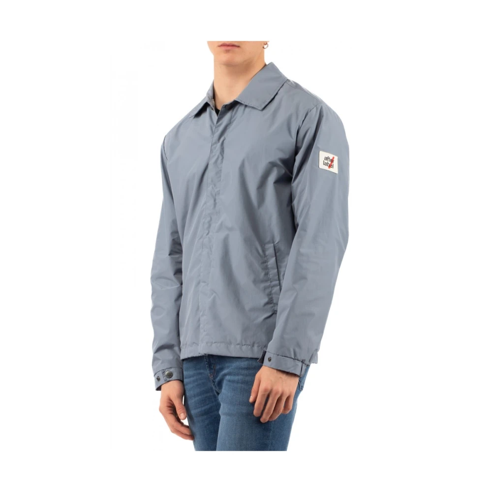 Afterlabel Stijlvolle Blouson Jas Blue Heren