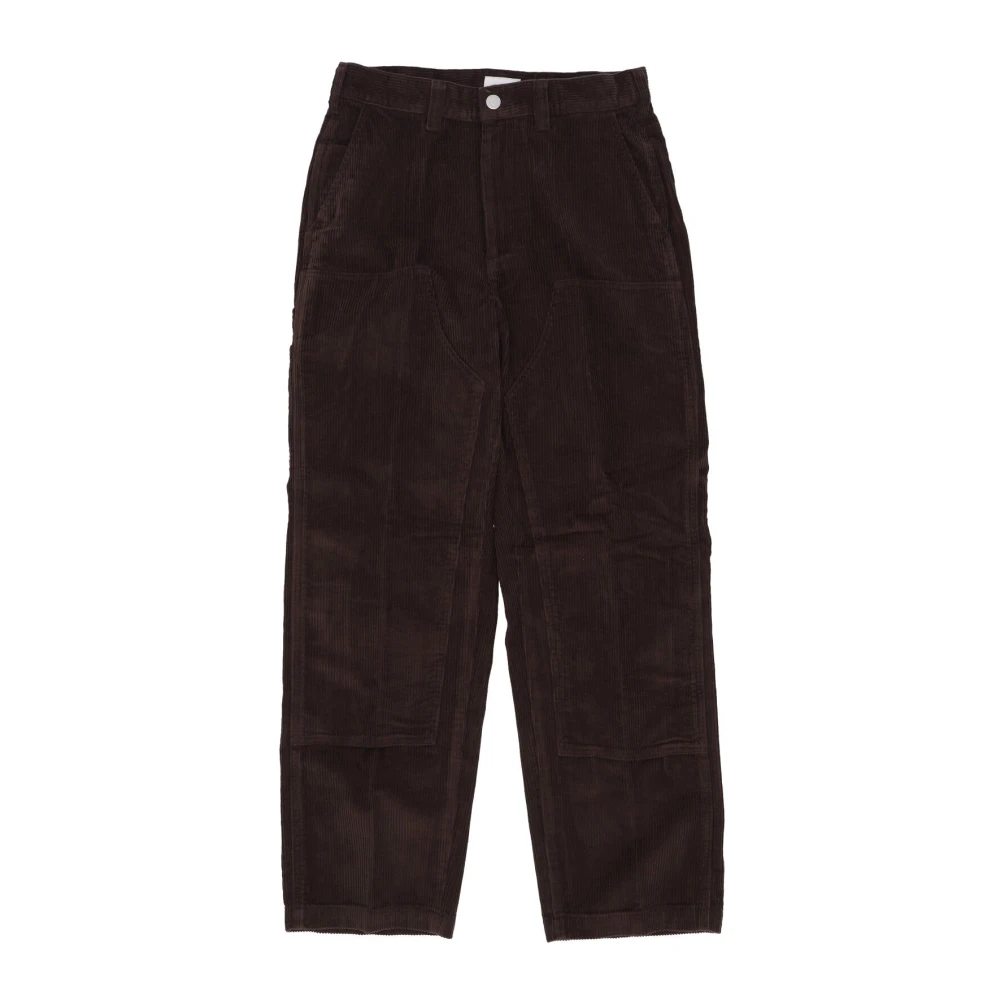 Obey Fluweel Herenbroek Bruin Brown Heren
