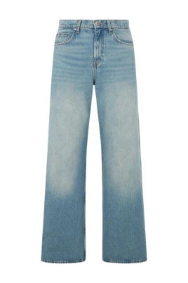 Wide-Leg Jeans With Monogram RC