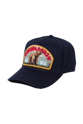navy-baseball-cap-bear-patch-stylish