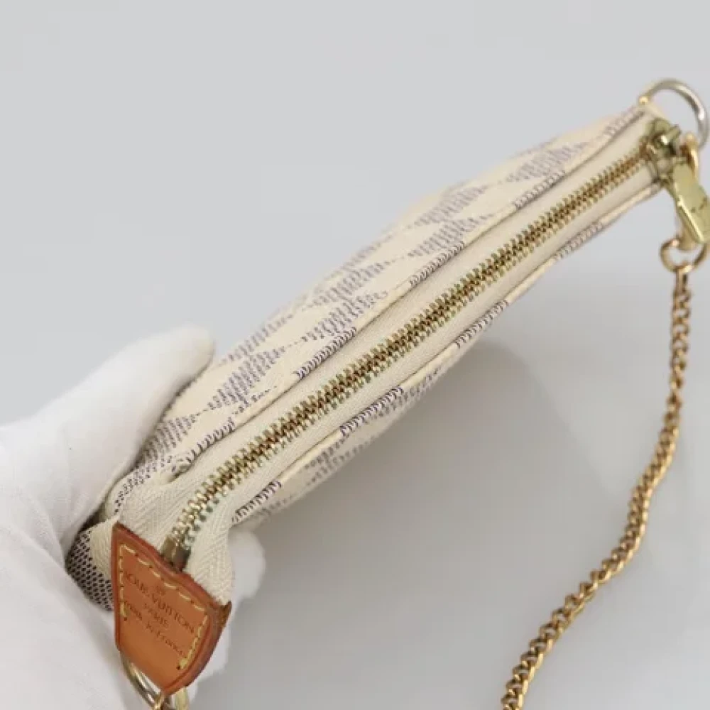 Louis Vuitton Vintage Pre-owned Canvas pouches Beige Dames