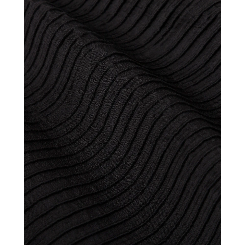 IVY OAK Geplooide Palazzo Broek Black Dames