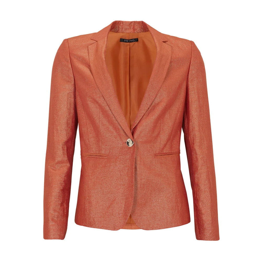 Swing Linnen Lurex Pak Orange Dames