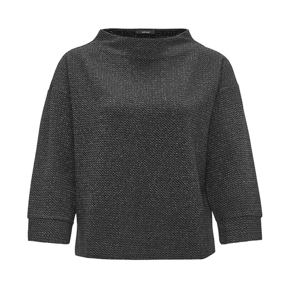 Opus Stijlvolle Sweatshirt Gesche Black Dames