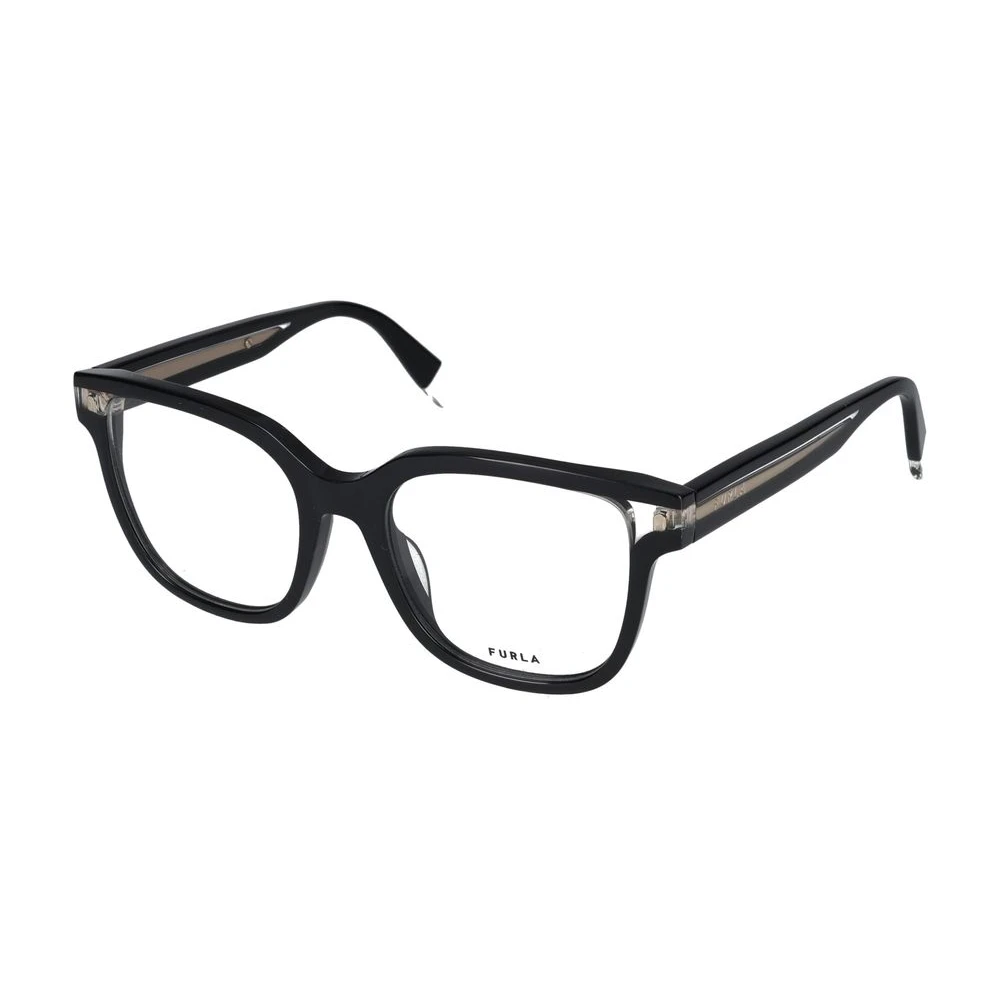 Furla Unisex Black Glasses, 52 Mm, Stylish Eyeglasses Vfu582v 700