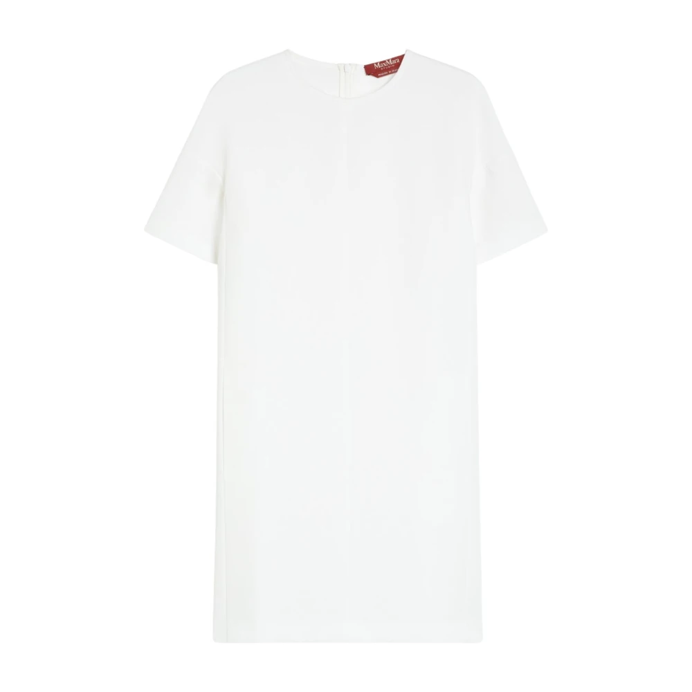 Max Mara Studio Elegante Zwarte Jurk voor Vrouwen White Dames
