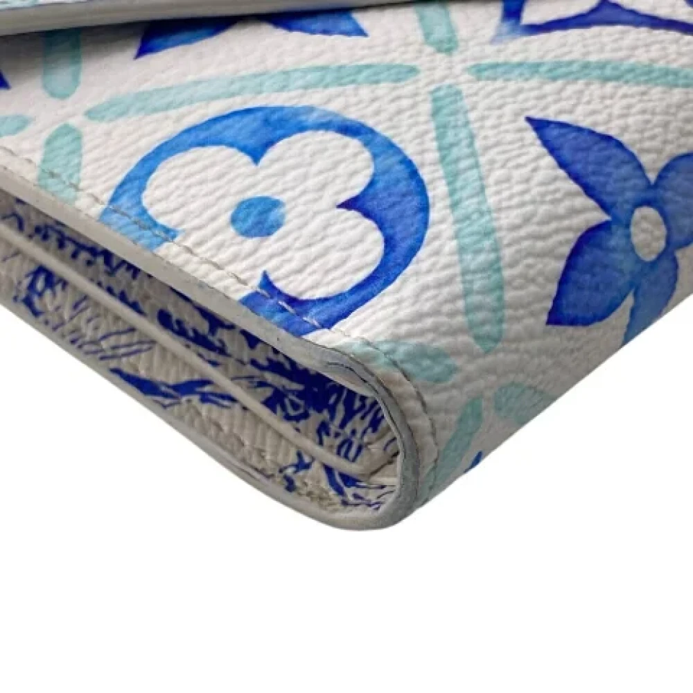 Louis Vuitton Vintage Pre-owned Canvas wallets Blue Dames