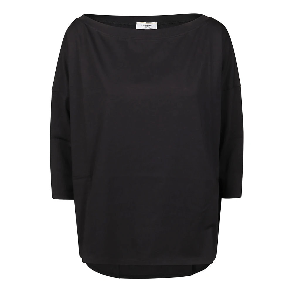 Snobby Sheep Round-neck Knitwear Black, Dam