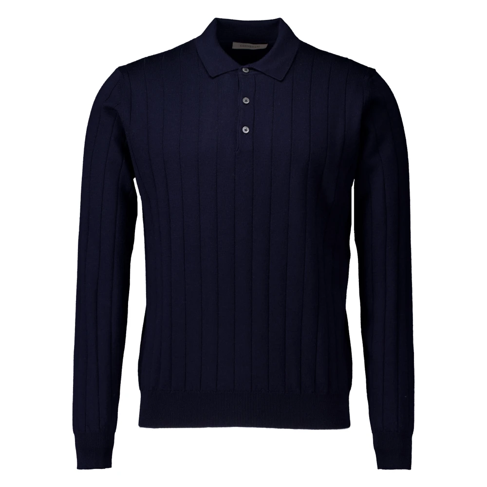 Corneliani Donkerblauw Polo Shirt Blue Heren