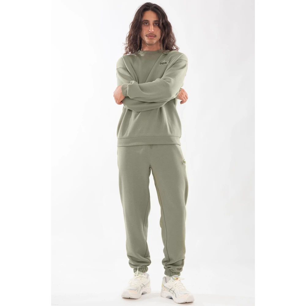 Lacoste Gezellige Croc Fleece Sweatshirt Green Heren
