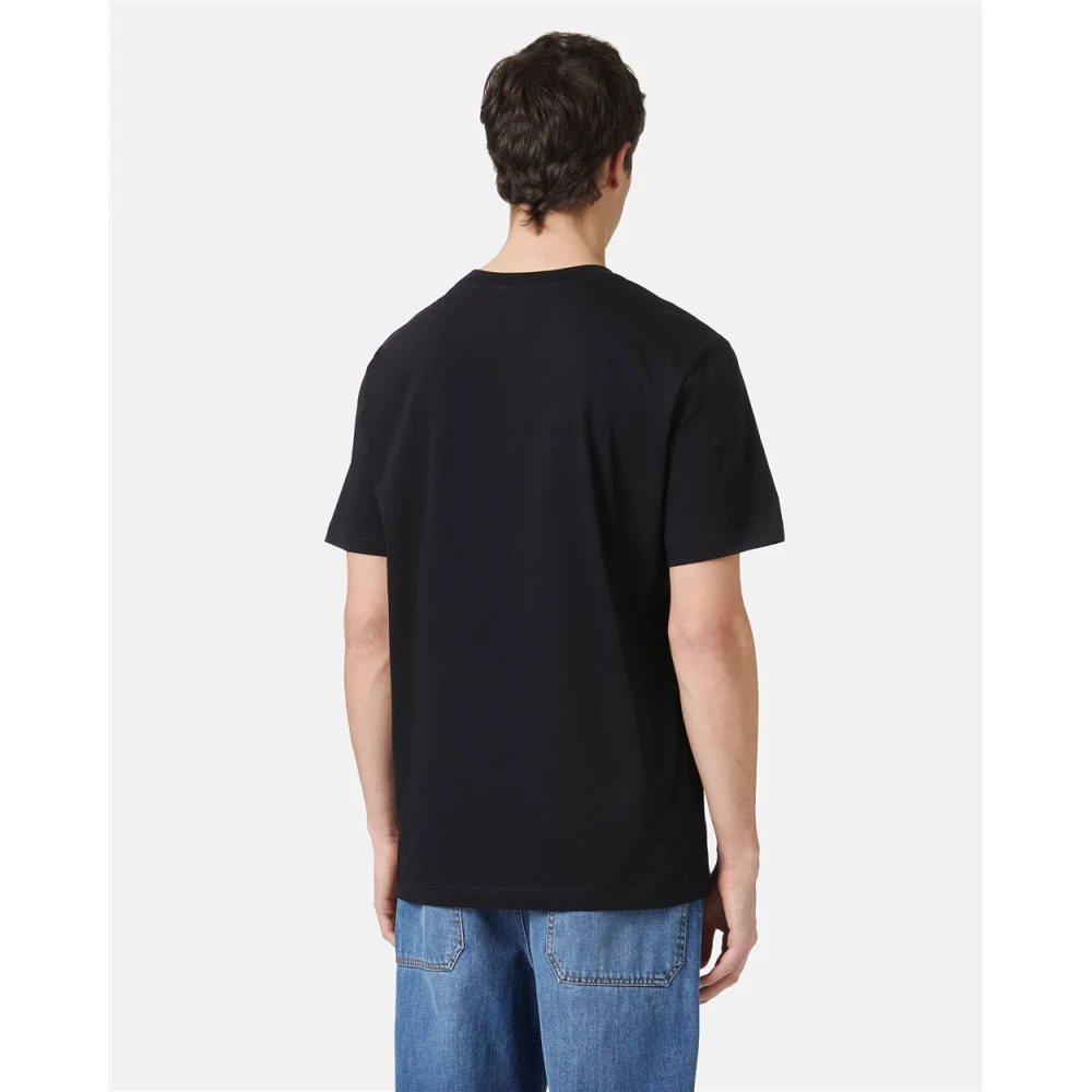 Iceberg Zwart T-shirt uit de Re-Edit collectie Black Heren