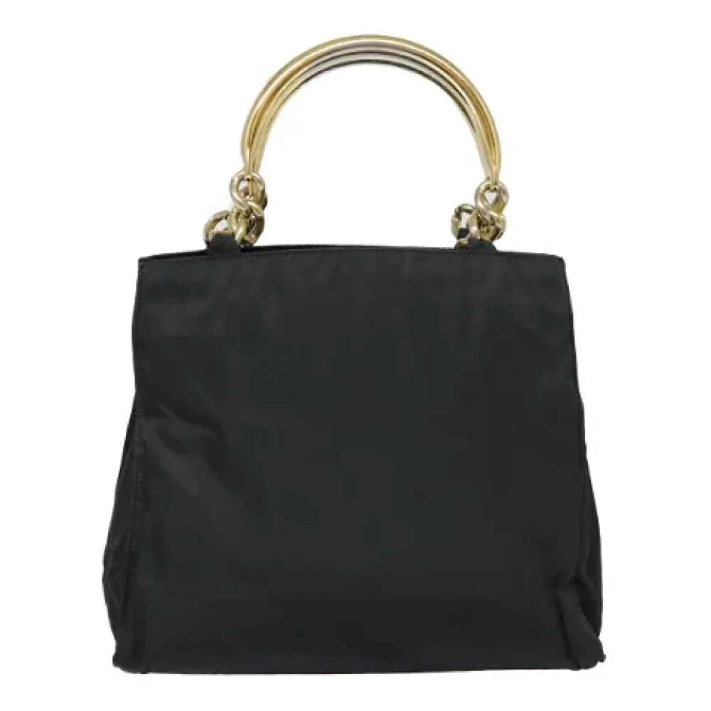 Prada Vintage Pre-owned Fabric prada-bags Black Dames