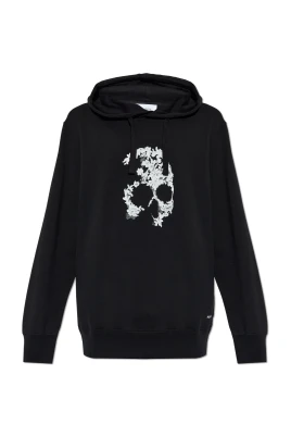 Sweatshirt med ett distinkt dödskallemotiv