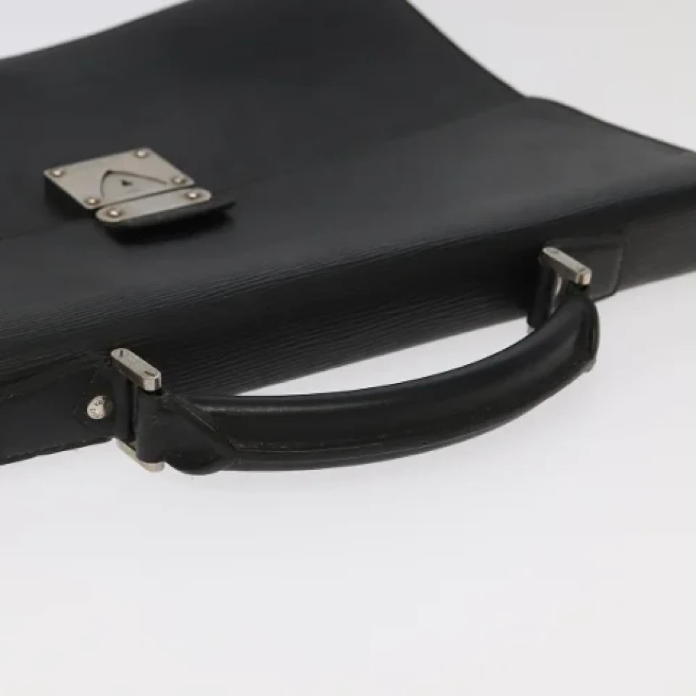 Louis Vuitton Vintage Pre-owned Leather handbags Black Dames